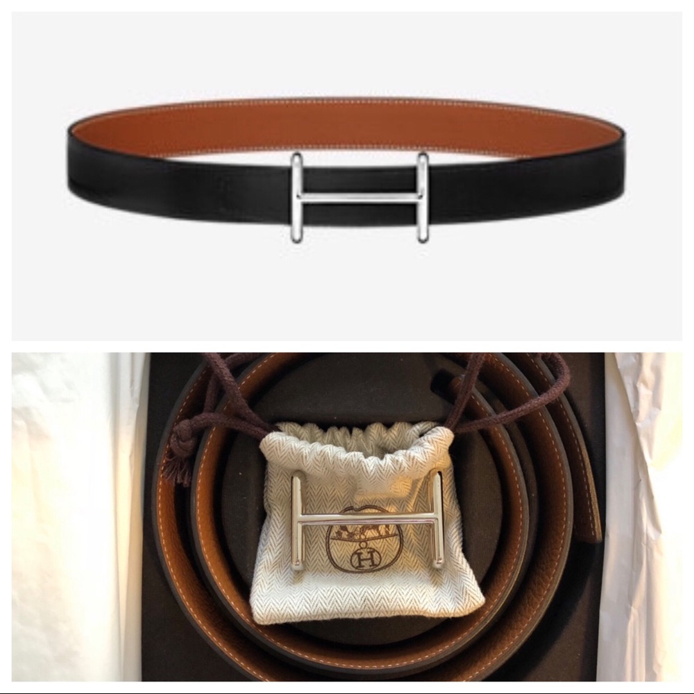 Authentic Hermès Idem belt in box size 85